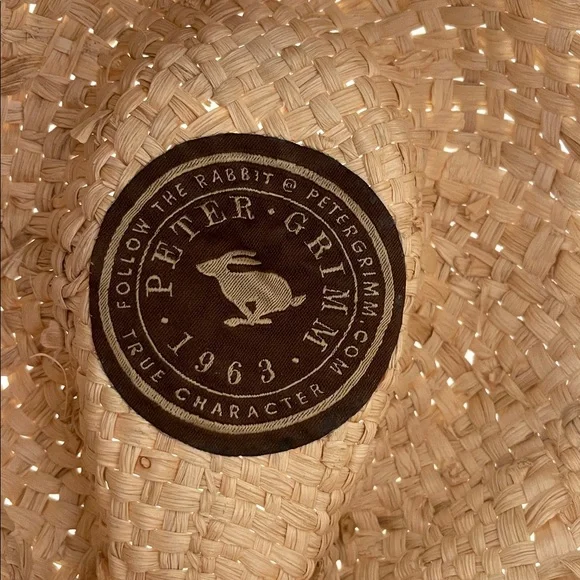 Peter Grimm Natural Straw Hat/Unisex/Rustic Cowboy/cowgirl/True Character - Picture 6 of 11